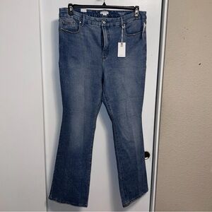 Good American Indigo627 SOFT-TECH GOOD CLASSIC SLIM BOOTCUT JEANS Size 18